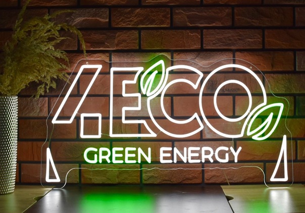 neon led logo firma